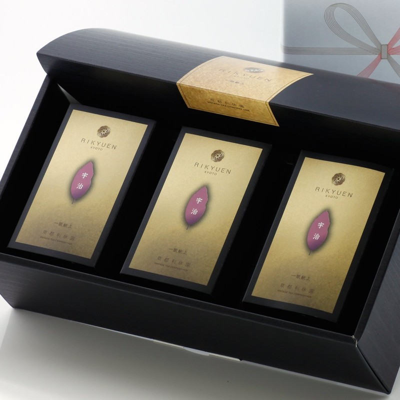 Kyoto Rikyuen uji-303 Uji Tea 1.1 oz (30 g), Set