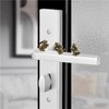 3PCS Brass Rabbit Hinge Heads Decorative Topper, Standing Rabbit Door