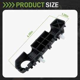 CARBBIA 2Pcs Front Bumper Bracket Driver and Passenger Side Bumper Retainer Brackets Compatible with Kia Forte 2014-2016 Compatible with Forte5 2014-2018 KI1032102 KI1033102 86513A7000 86513-A7000