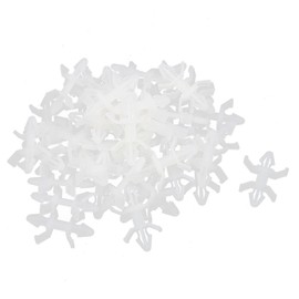 uxcell 50 Pcs HDB-8A PCB Reverse Spacer Locking Nylon Standoff Height 0.31"