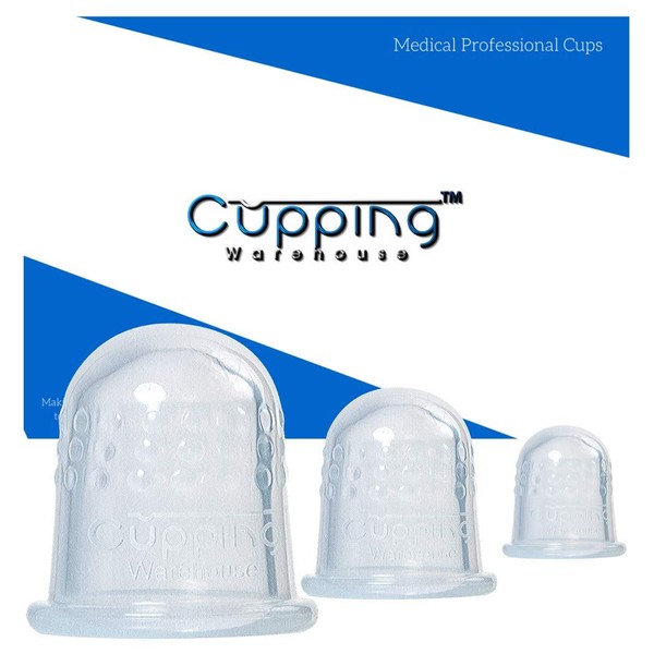 Cupping Warehouse Grip Classic 3 PRO 6570- Cellulite Cupping Therapy Sets Massager for Professional and Self Care Use. Skin Tightening, Firming, Toning, Fascia Muscles and Scar Tissue Softening