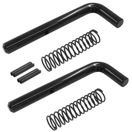 2 Pack Black 819T Trailer Gate Pin Latch Repair Kit Replacement, Heavy Duty Dump Trailer Gate Pin Lock for Carry-On Utility Trailers, Trailer Gate Latch with Easy Installation