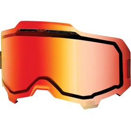100% ARMEGA Goggle Replacement Lens - Injected Dual Pane Vented Mirror - Compatible with ARMEGA Goggles Only