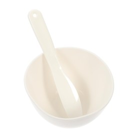 WOONEKY 1 Set DIY Facial Mask Mixing Bowl Mask Bowl with Applicator Tool for Easy to Friendly Beauty Accessory for Women present for Friends and Family