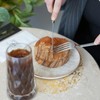 Bojueshaw 16PCS Disposable Gold Foil Placemats Round Metallic Mesh Table