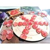 XIANNVXI XIANNVXI 20 Pcs Cherry Quartz Crystals Heart Strawberry Quartz
