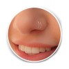 Tiny Silver Double Hoop Nose Ring - Spiral Nose Ring
