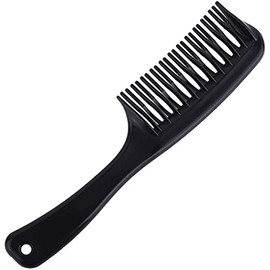 lamoda Wet Use Comb with Handle, Blue/Pink/Purple, 21 cm