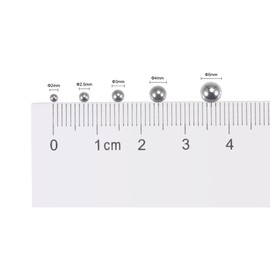 sourcing map 50 Pieces 5 mm 440C Stainless Steel Bearing Balls G25 Precision