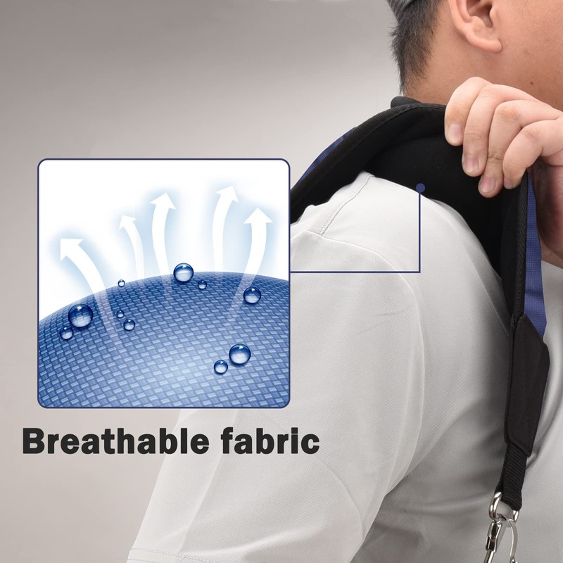 Big Teeth Golf Bag Shoulder Strap Single Padded Adjustable Universal