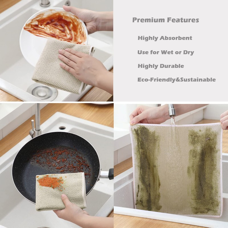 EURSPEUNG Microfibre Cleaning Cloths, Cloths, Window Cloths, Microfibre Cloths, All-Purpose