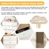 COZHYESS 6 Pcs White Clouds Shell Cup Pull Handles, Kitchen