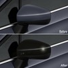 KYYET Gloss Black Side Mirror Cover Cap Fits For 2017
