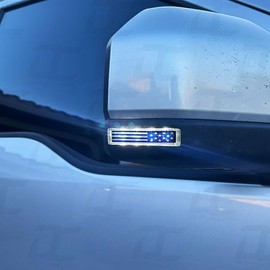 Decal Concepts American Flag Side View Mirror Light Accent Decal Kit - Fits Ford F150 2015-2020