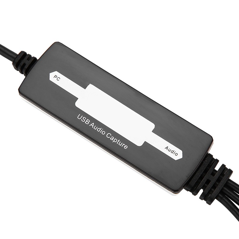 USB Audio Capture Recorder Card Converts Turntables Cassettes to MP3/WAV