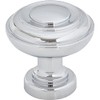 Top Knobs Ulster Knob 1 1/4 Inch Polished Chrome