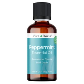Viva Doria 100% Pure Northwest Peppermint Essential Oil, Undiluted, Food Grade, Steam Distilled, Made in USA, 30 mL (1 Fluid Ounce)