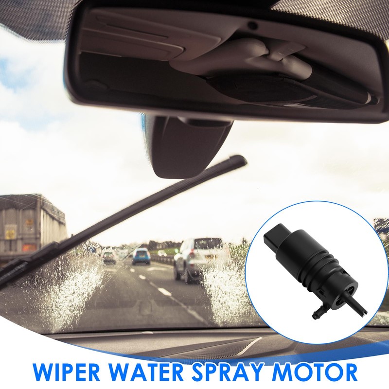 1 Pack Windshield Washer Pump, Car Cleaning Fluid Pump Genuine
