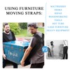 MAXBROTHERS Moving Straps(5" of Width), Lifting Straps for 2 Movers,