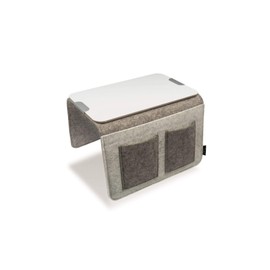 Butler Sofa Carry 4 pockets with Shelf and Light Grey / Dark Grey 201040222–HE