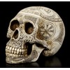 Figuren Shop GmbH Gothic Skull Germanic Fantasy Skull Head Sculpture