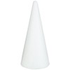 Glorex Polystyrene Cone, White, Height 260 mm 7610877430768