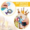 Ohiyoo 50 Set DIY Bottle Opener Inserts - Stainless Steel
