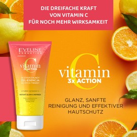 Vitamin C 3x Action Reinigungsgel-Essenz für das Gesicht