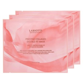 ラビオッテ(LABIOTTE) プレステージ コラーゲン ダブルフィットマスク 3枚 高栄養 高保湿 年齢肌ケア 弾力 ハリ 潤い 韓国 マスクパック