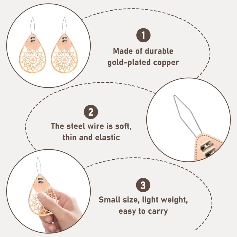 5 PCS Sewing Needle Threader, Hand Sewing Needle Threader Easy