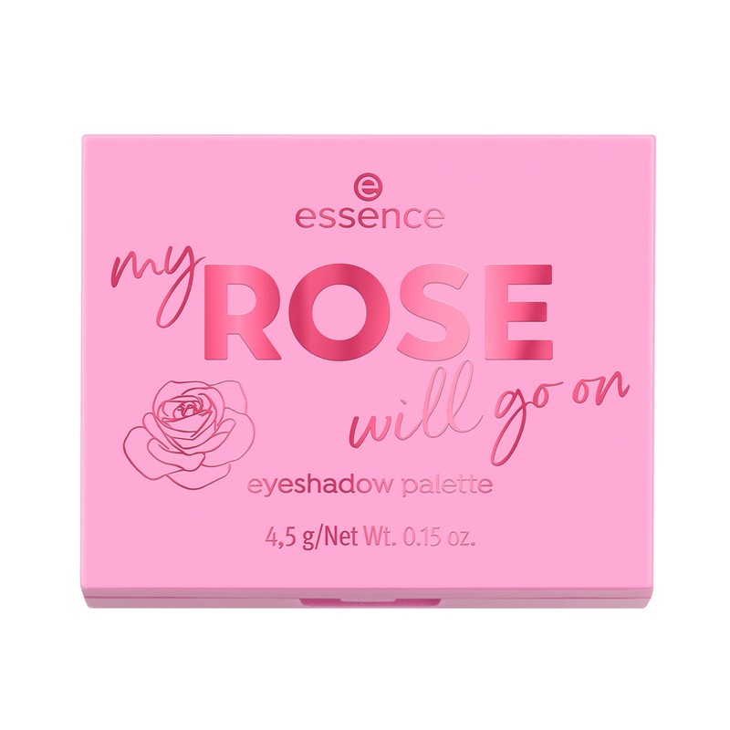 my ROSE will go on eyeshadow palette