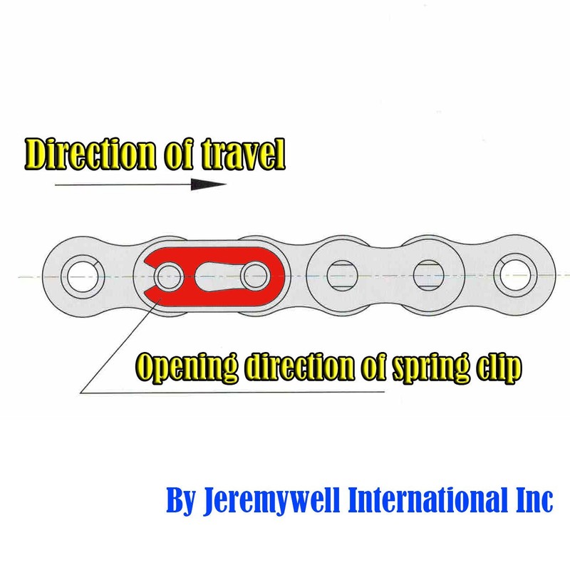 Jeremywell #35 Stainless Steel Roller Chain 3 Feet + Master