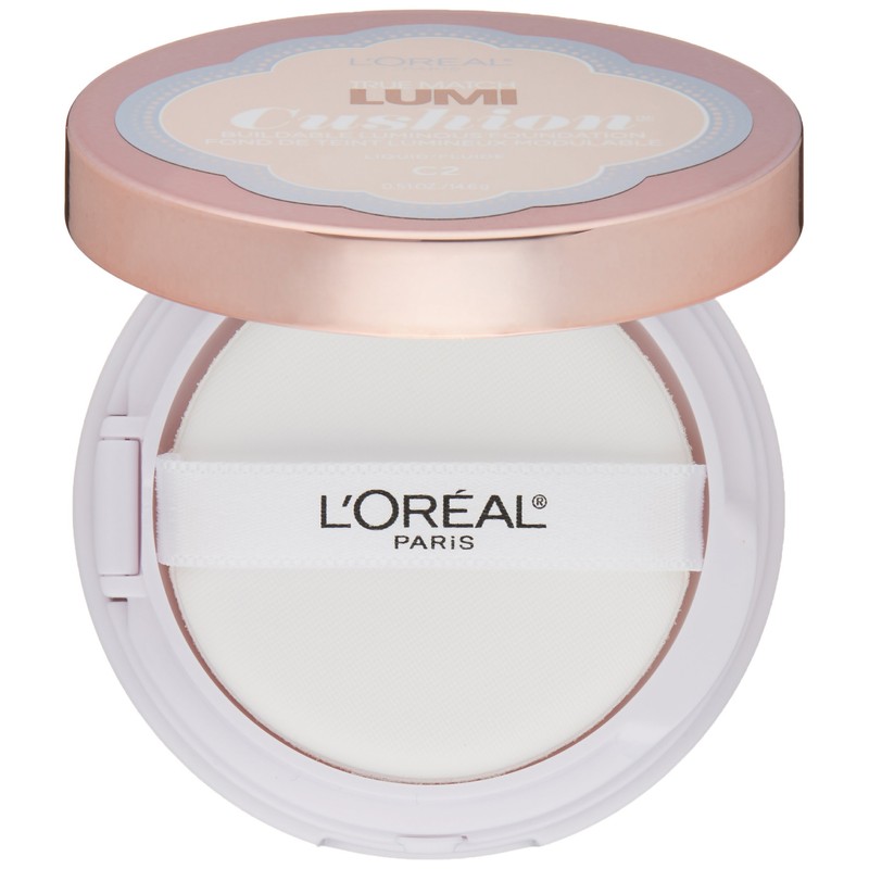 L'Oréal Paris True Match Lumi Cushion Foundation, C2 Natural Ivory,
