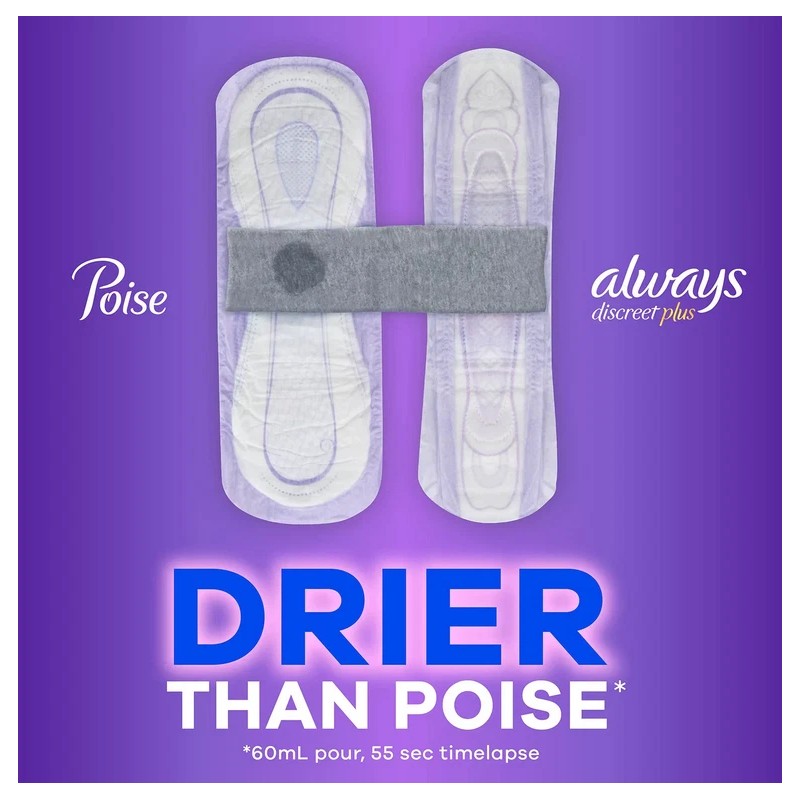 Always Discreet plus Incontinence Pads for Women Moderate 153 ct.