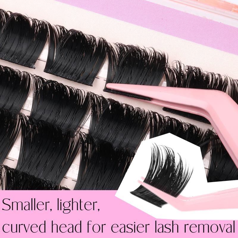 zanlufly Lash Clusters KIt D Curly Lash Extension Kit Volume