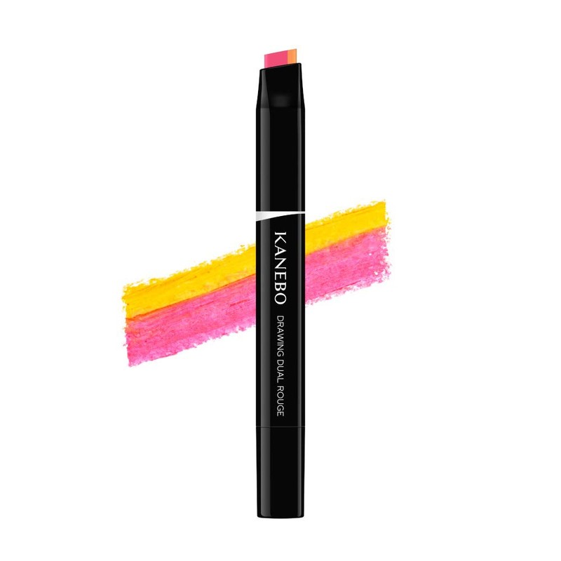 Kanebo Drawing Dual Rouge 51 Lipstick, Neon Flamingo