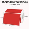 STARLIBOO 3x2 inch Color Direct Thermal Label Stickers for Shipping,