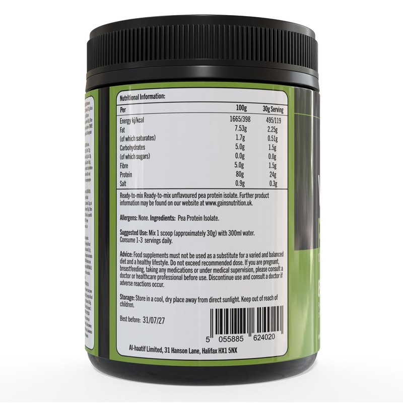 GN Vegan Protein 80 Protein (500g, Unflavoured)