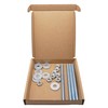 SKIR'CO (Pack of 4) Fully Threaded Steel Rods M8 x