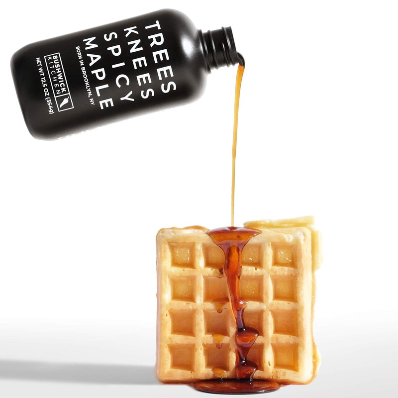 Trees Knees Spicy Maple Syrup, Grade-A Organic Maple Syrup with