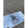 BLVD Rolls-Royce Emblem Acrylic Mirror License Plate Auto Tag