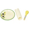 JOSKO Produkte Aroma Grating Plate Set, Ceramic, Yellow, 12.8 cm,