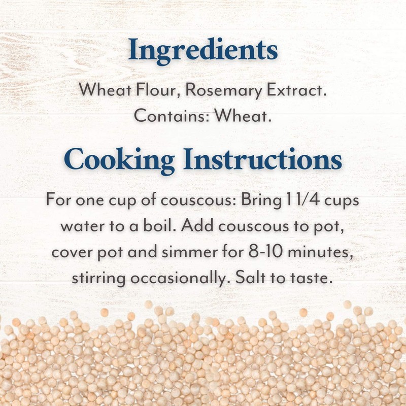 Roland Foods Traditional Israeli Toasted Couscous Pasta, 21.1 Ounce Jar,