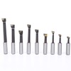 9Pcs Boring Bar Set 12mm F1 Type High Speed Steel