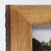 IKEREE 4x6 Rustic Picture Frames with Natural Bark Edges, Brown