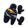 SATINIOR Baby Knitted Winter Hat and Gloves Set, Toddler Knit