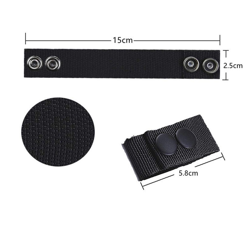 Bakle Belt Keeper Snap Button Set of 4