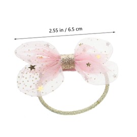 Outanaya 10pcs Bow Hair Ties for Little Cute Elastic Ponytail Holders for Parties School and Everyday Use Durable and Stylish Hair Accessories