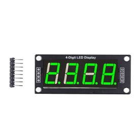 4Pcs LED Segment Digital Display Module 4 Bits 7 Segments PCB Clock Module 0.56 Inch MRA172D Green