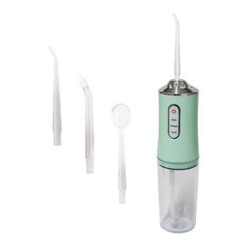 FARMADAR Irrigador Oral Impermeable Recargable Inalámbrico Irrigador Limpieza Dental Portátil Irrigador Bucal Cordless Water Flosser con 3 Modos y 5 boquillas. Para Viajes y Uso Doméstico